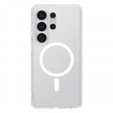 Carcasa Spigen Ultra Hybrid Mag cu MagSafe compatibila cu Samsung Galaxy S26 Ultra, Transparent / Alb