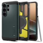 Carcasa Spigen Tough Armor Mag cu MagSafe compatibila cu Samsung Galaxy S26 Ultra, Abyss Green 4 - lerato.ro