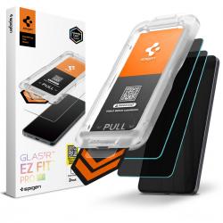 Set 2 folii sticla securizata Spigen Glass.tR EZ Fit Pro HD Privacy compatibile cu Samsung Galaxy S26 Plus, Negru