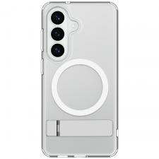 Carcasa Spigen Ultra Hybrid S Mag cu MagSafe si Stand compatibila cu Samsung Galaxy S26 Plus, Transparent