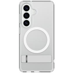 Carcasa Spigen Ultra Hybrid S Mag cu MagSafe si Stand compatibila cu Samsung Galaxy S26 Plus, Transparent