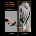 Snur pentru carcase Spigen DA30M Crossbody, Catarama Quick release, Negru 10 - lerato.ro