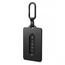 Accesorii auto, Carcasa protectie pentru card acces Spigen Tesla, Carabina su 2 folii protectie incluse, Negru, lerato.ro