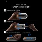 Set 2 folii sticla securizata Spigen Glas.tR EZ Fit Pro, Kit montare inclus, compatibile cu Samsung Galaxy A57 5G, Transparent 7 - lerato.ro