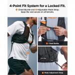 Vesta alergare Spigen A720 Dynamic Shield, Buzunare practice, Elemente reflectorizante, Marime M-L, Sticla 500ml inclusa in pachet, Negru 7 - lerato.ro