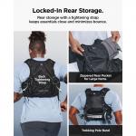 Vesta alergare Spigen A720 Dynamic Shield , Buzunare practice, Elemente reflectorizante, Marime L-XL, Sticla 500ml inclusa in pachet, Negru 10 - lerato.ro