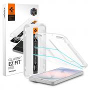 Set 2 folii sticla securizata Spigen Glas.tR EZ Fit Pro AC Anti Reflection, Kit montare inclus, compatibile cu Samsung Galaxy S26, Transparent