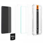Set 2 folii sticla securizata Spigen Glas.tR EZ Fit Pro AC Anti Reflection, Kit montare inclus, compatibile cu Samsung Galaxy S26, Transparent 4 - lerato.ro