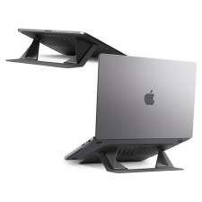Stand / Suport Laptop, Stand universal laptop Spigen Slim Fold LD201-S6, Diagonala maxima 14 inch, Negru, lerato.ro