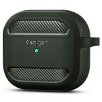 Carcasa Spigen Rugged Armor compatibila cu Apple AirPods 3, Verde 4 - lerato.ro