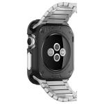 Carcasa Spigen Rugged Armor compatibila cu Apple Watch 1/2/3/4/5/6/7/SE, 42/44/45mm, Negru 7 - lerato.ro