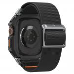 Kit protectie 2in1 Spigen Lite Fit Pro, 1x curea, 1x folie sticla securizata, compatibil cu Apple Watch Ultra 1/2/3, 49mm, Negru 3 - lerato.ro