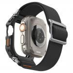Kit protectie 2in1 Spigen Lite Fit Pro, 1x curea, 1x folie sticla securizata, compatibil cu Apple Watch Ultra 1/2/3, 49mm, Negru 4 - lerato.ro