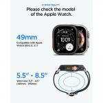 Kit protectie 2in1 Spigen Lite Fit Pro, 1x curea, 1x folie sticla securizata, compatibil cu Apple Watch Ultra 1/2/3, 49mm, Negru 6 - lerato.ro