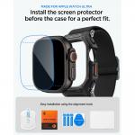 Kit protectie 2in1 Spigen Lite Fit Pro, 1x curea, 1x folie sticla securizata, compatibil cu Apple Watch Ultra 1/2/3, 49mm, Negru 11 - lerato.ro