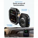 Kit protectie 2in1 Spigen Rugged Armor, 1x husa protectie, 1x folie sticla securizata, compatibil cu Apple Watch Ultra 1/2/3, 49mm, Negru 9 - lerato.ro