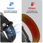 Kit protectie 2in1 Spigen Liquid Air Pro, 1x curea, 1x folie sticla securizata, compatibil cu Apple Watch Ultra 1/2/3, 49mm, Negru 7 - lerato.ro