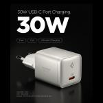 Incarcator retea Spigen Essential EE301EU-GAN GaN, 30W, 3A, 1x USB-C, Natural Titanium 3 - lerato.ro