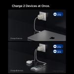Incarcator retea Spigen Essential EE472EU-GAN GaN, 47W, 3A, 2x USB-C, Silver 4 - lerato.ro