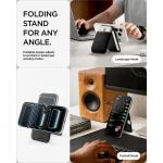 Portofel din piele ecologica Spigen Slim Fold S314-4, Compatibil MagSafe, Functie Stand, Negru 12 - lerato.ro