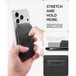 Portofel din piele ecologica Spigen Slim Fold S314-4, Compatibil MagSafe, Functie Stand, Negru 13 - lerato.ro