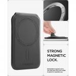Portofel din piele ecologica Spigen Slim Fold S314-4, Compatibil MagSafe, Functie Stand, Negru 14 - lerato.ro
