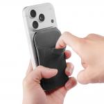Portofel din piele ecologica Spigen Slim Fold S314-4, Compatibil MagSafe, Functie Stand, Negru 6 - lerato.ro