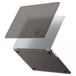 Carcasa laptop Spigen AirSkin compatibila cu MacBook Air 13 inch, Frost Black 2 - lerato.ro