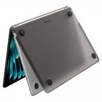 Carcasa laptop Spigen AirSkin compatibila cu MacBook Air 13 inch, Frost Black 5 - lerato.ro