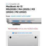 Carcasa laptop Spigen AirSkin compatibila cu MacBook Air 13 inch, Frost Clear 7 - lerato.ro