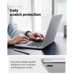 Carcasa laptop Spigen AirSkin compatibila cu MacBook Air 13 inch, Frost Clear 11 - lerato.ro