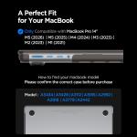 Carcasa laptop Spigen AirSkin compatibila cu MacBook Pro 14, 2021-2026, Frost Black 7 - lerato.ro