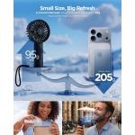 Ventilator portabil Spigen A905 Mini, 3 viteze, 1800 mAh, USB-C, Negru 4 - lerato.ro