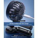 Ventilator portabil Spigen A905 Mini, 3 viteze, 1800 mAh, USB-C, Negru 6 - lerato.ro