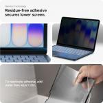 Folie protectie display Spigen SafeView compatibila cu MacBook Neo 13 inch 2026, Negru 8 - lerato.ro