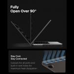 Carcasa laptop Spigen AirSkin compatibila cu MacBook Pro 16, 2021-2026, Frost Black 9 - lerato.ro