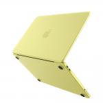 Carcasa laptop Spigen AirSkin compatibila cu MacBook Neo 13 inch, Transparent / Galben 3 - lerato.ro