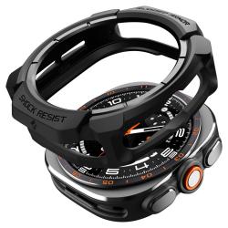 Carcasa protectie Spigen Rugged Armor compatibila cu Samsung Galaxy Watch Ultra 2 47 mm, Negru