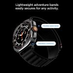 Curea din nylon Spigen WBF1 compatibila cu Samsung Galaxy Watch Ultra 1/2 47mm, Negru 7 - lerato.ro