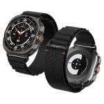 Curea din nylon Spigen WBF1 compatibila cu Samsung Galaxy Watch 9 / 8 (40/44/46mm), Negru 11 - lerato.ro