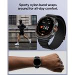 Curea din nylon Spigen WBF1 compatibila cu Samsung Galaxy Watch 9 / 8 (40/44/46mm), Negru 13 - lerato.ro