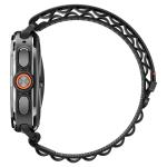 Curea din nylon Spigen WBF1 compatibila cu Samsung Galaxy Watch 9 / 8 (40/44/46mm), Negru 5 - lerato.ro