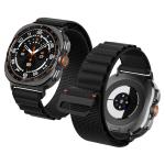 Curea din nylon Spigen WBF1 compatibila cu Samsung Galaxy Watch 9 / 8 (40/44/46mm), Negru 10 - lerato.ro