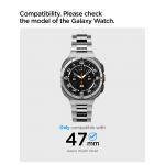 Inel protectie Spigen Bezel Tune compatibill cu Samsung Galaxy Watch Ultra 2 47 mm, Silver 11 - lerato.ro
