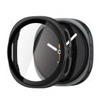 Carcasa cu protectie ecran din sticla securizata Spigen Thin Fit 360 compatibila cu Samsung Galaxy Watch 9 / 8 44mm, Negru 12 - lerato.ro