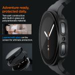 Carcasa cu protectie ecran din sticla securizata Spigen Thin Fit 360 compatibila cu Samsung Galaxy Watch 9 / 8 44mm, Negru 17 - lerato.ro