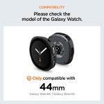 Carcasa cu protectie ecran din sticla securizata Spigen Thin Fit 360 compatibila cu Samsung Galaxy Watch 9 / 8 44mm, Negru 20 - lerato.ro