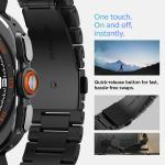 Curea din otel Spigen Modern Fit 316L compatibila cu Samsung Galaxy Watch Ultra 1/2 47mm, Negru 12 - lerato.ro