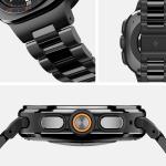 Curea din otel Spigen Modern Fit 316L compatibila cu Samsung Galaxy Watch Ultra 1/2 47mm, Negru 10 - lerato.ro