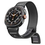 Curea din nylon Spigen Athlex Air compatibila cu Samsung Galaxy Watch Ultra 1/2 47mm, Negru 2 - lerato.ro